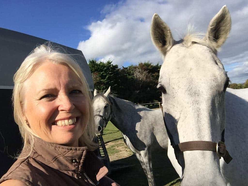 danni and her two horses