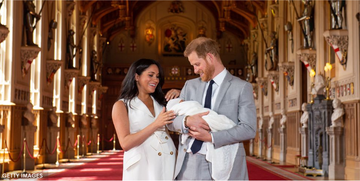 Royal Couple with Baby