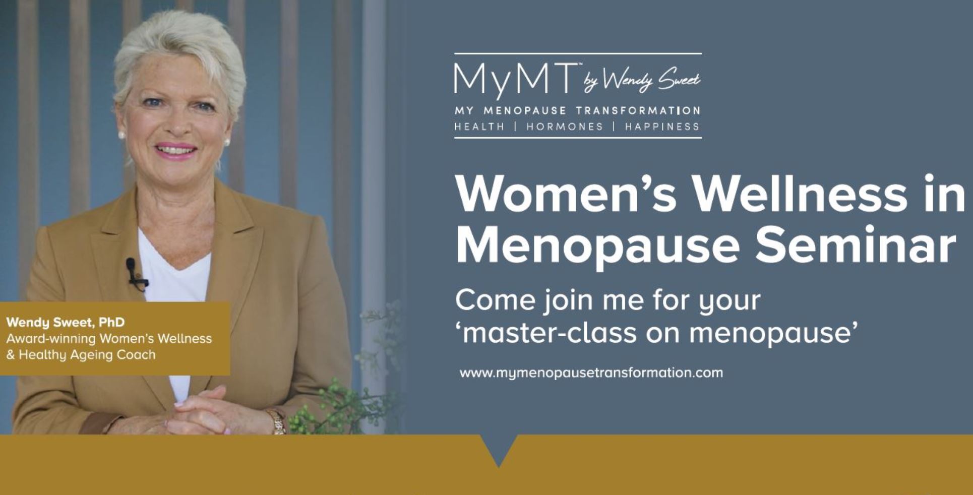 CAIRNS –  Your Masterclass on Menopause