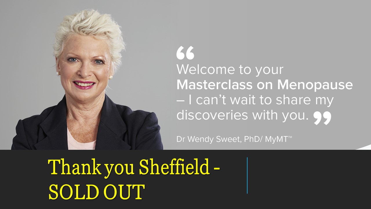 SHEFFIELD – Your Masterclass in Menopause