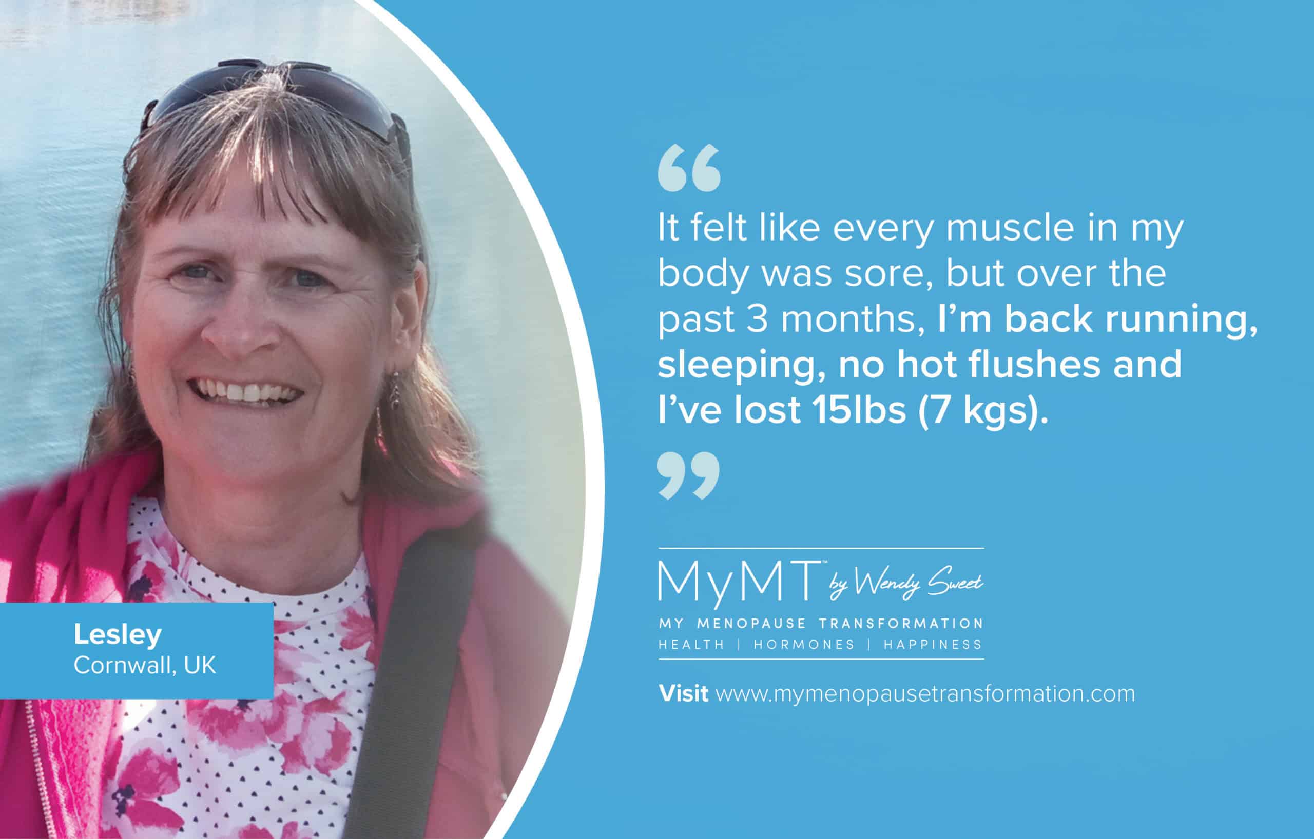 MyMT Testimonial United Kingdom Lesley Cornwall