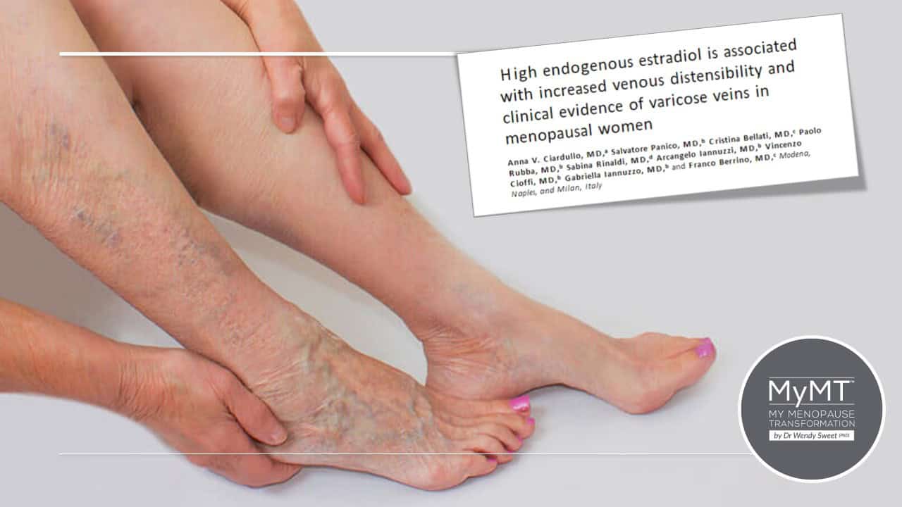 menopause and varicose veins is a common symptom