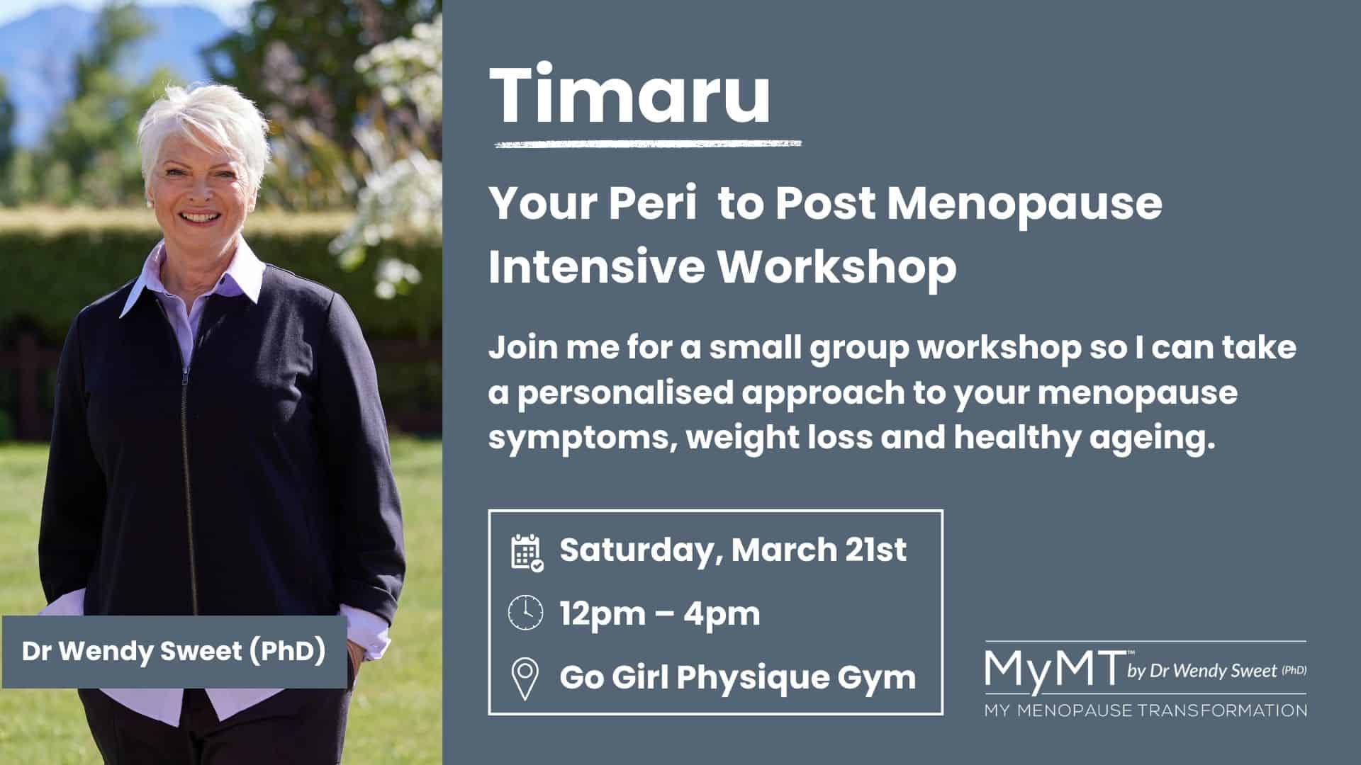 2026 Timaru Intensive Workshop March