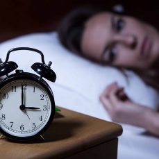 Alarm clock showing 3 a.m.