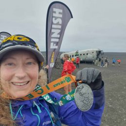Kylie Sherwin in Iceland