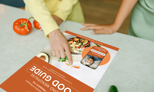 MyMT Beyond Menopause Food Guide Mockup