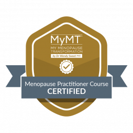 MyMT Menopause Practitioner Course Cert Badge (Grey)